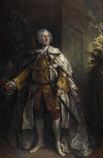Thomas Gainsborough John Campbell, 4th Duke of Argyll Norge oil painting art
